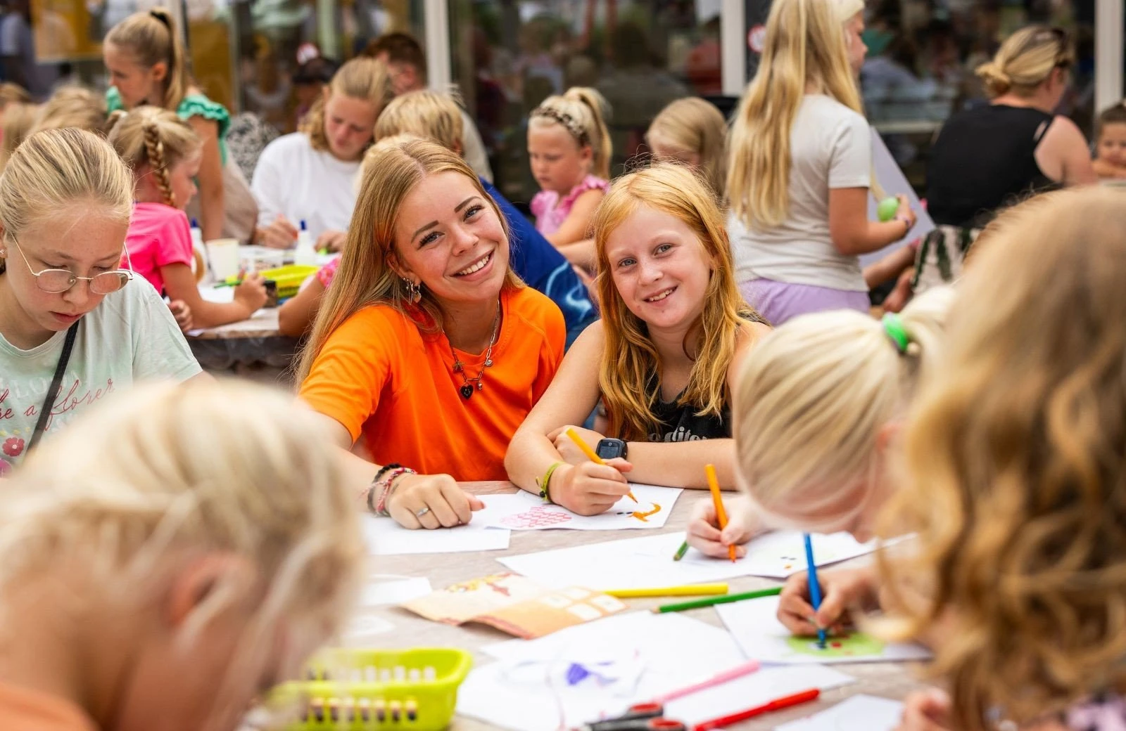 Campsite with animation